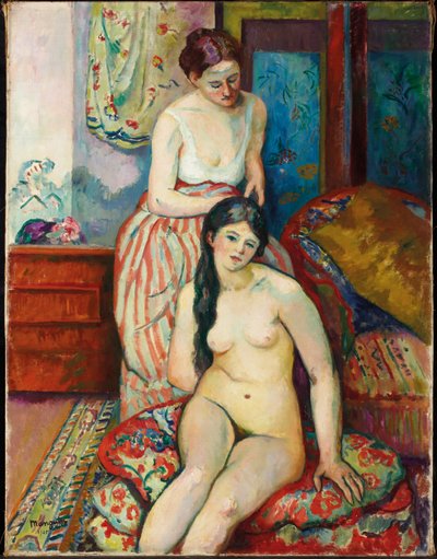 La Coiffure 作者 亨利·查尔斯·曼甘