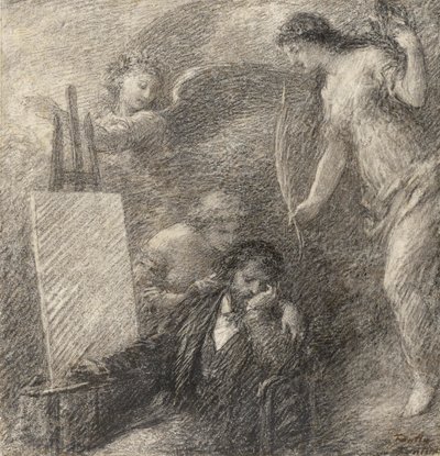 艺术家的气our 作者 Henri (follower of) Fantin Latour