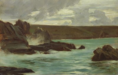 布列塔尼的岩石，1866年 作者 Henri Alexandre Georges Regnault