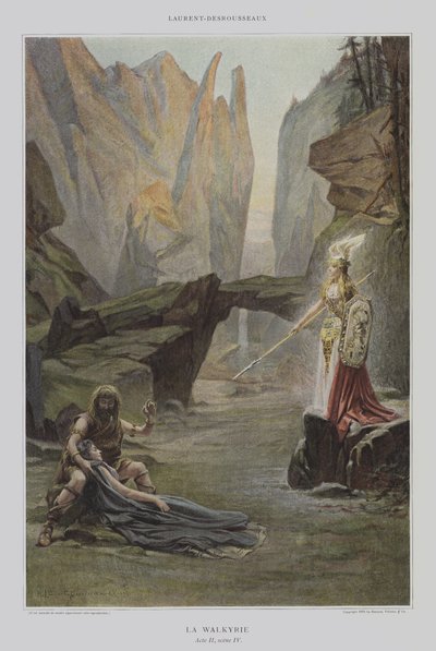 Walkyria（The Valkyrie） 作者 亨利·阿方斯（Henri Alphonse）Louis Laurent Desrousseaux