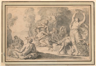 巴卡纳式的狂欢 作者 Henri Antoine de Favanne