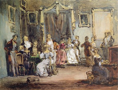 在X夫人之家的一个晚上 作者 Henri Bonaventure Monnier
