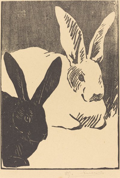 兔子 作者 Henri Charles Guérard