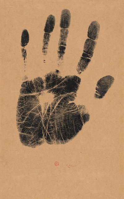 艺术家的左手 作者 Henri Charles Guérard