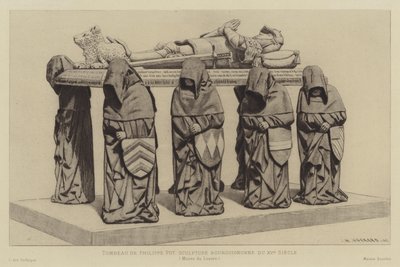 菲利普坟墓，15世纪的勃艮第盛大Seneschal 作者 Henri Charles Guérard
