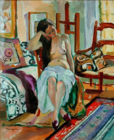 Nu dans un intérieur 作者 Henri Charles Manguin