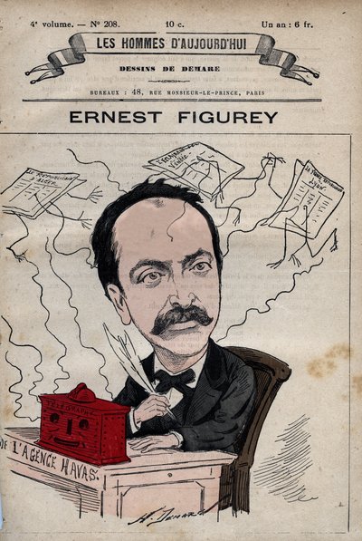 Ernest Figurey (1836-1903)的漫画，来自