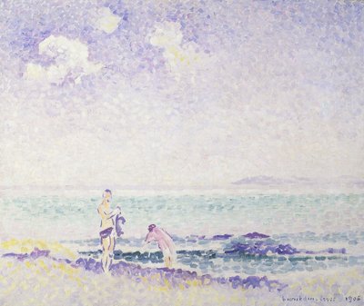 泳客;泳客，1906年 作者 亨利·埃德蒙·克罗斯