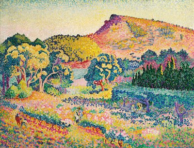 Le Le Negre风景画；风景与内格勒角，1906年 作者 亨利·埃德蒙·克罗斯