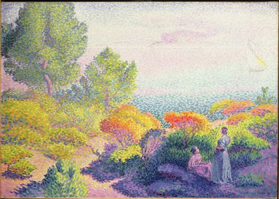与两个女人的风景，1895年 作者 亨利·埃德蒙·克罗斯