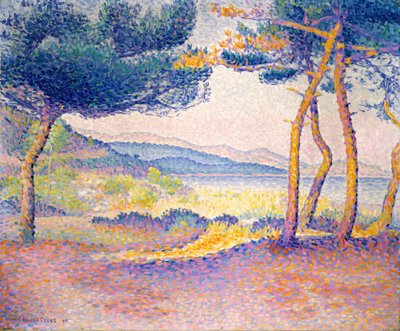 沿岸松树，1896年。 作者 亨利·埃德蒙·克罗斯