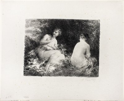 浴女》，第二中板 作者 伊格纳斯·亨利·让·范坦·拉图尔