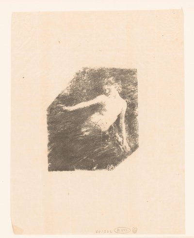 Studie van een naakte vrouw 作者 伊格纳斯·亨利·让·范坦·拉图尔