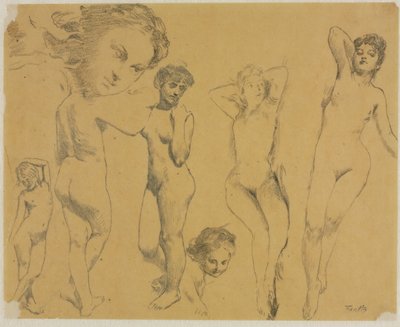 女性裸体研究 作者 伊格纳斯·亨利·让·范坦·拉图尔