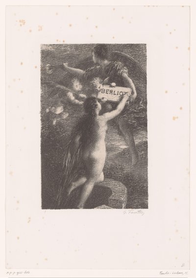 标题印刷：赫克托·柏辽兹，《sa vie et ses oeuvres》 柏辽兹（物体上的标题） 维里特 赫克托·柏辽兹的生平和作品（系列标题） 作者 伊格纳斯·亨利·让·范坦·拉图尔