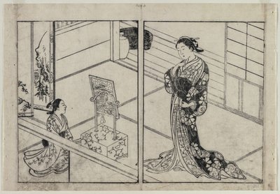 镜架旁的妇女和儿童 作者 伊格纳斯·亨利·让·范坦·拉图尔