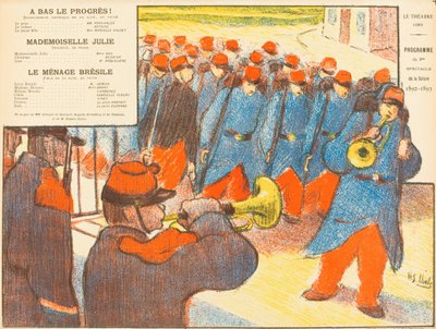 A Bas Le Progrès; Mademoiselle Julie; Le Ménage Brésile 作者 Henri Gabriel Ibels
