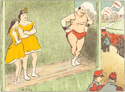勒格拉宾; 拉弗弗朗西 作者 Henri Gabriel Ibels