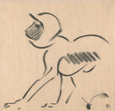 蹲猴 作者 亨利·高第·布热斯卡
