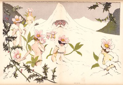 圣诞玫瑰（彩色印刷） 作者 亨利·热尔博