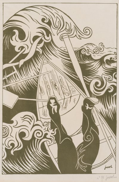 浪潮》，1894年。 作者 亨利·古斯塔夫·乔索