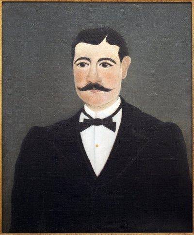 Frumence Biche 便衣的肖像 (marechal des logis)。 Henri Rousseau (1844-1910) 的画作，被称为海关，布面油画，19 世纪末至 20 世纪初，法国艺术，国际艺术博物馆，尼斯（法国）。 作者 亨利·J·F·卢梭