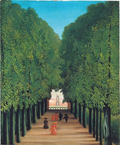 圣云公园大道，约 1908 年（布面油画） 作者 亨利·卢梭