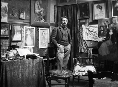 Henri Matisse在Henri Evenepoel的工作室，1897年。 作者 亨利·雅克·爱德华·埃弗内普尔