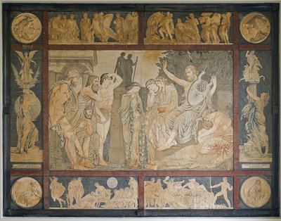 大理石荷马，1863-65年 作者 亨利·约瑟夫·弗朗索瓦·德·特里奎蒂