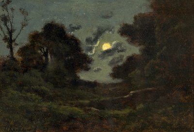 月光，1897年 作者 Henri Joseph Harpignies