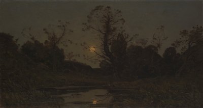 月出，1885年。 作者 亨利·约瑟夫·哈皮尼
