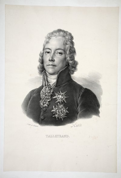 酒吧Talleyrand。 1821 作者 亨利·约瑟夫·黑塞