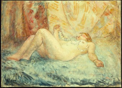 斜倚裸体 作者 Henri Lebasque