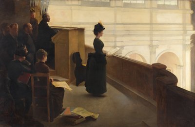 器官排练，1885年 作者 亨利·莱罗尔（Henri Lerolle）