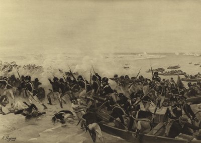 阿布基尔战役，1801年（凹版印刷） 作者 亨利·路易斯·杜普雷