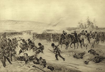 阿尔玛之战，1854年（凹版印刷） 作者 亨利·路易斯·杜普雷