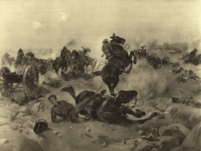 科伦索战役，1899年（凹版印刷） 作者 Henri Louis Dupray