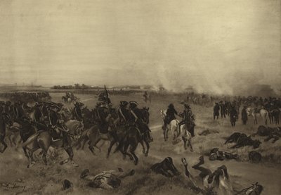 Malplaquet之战，1709年（雕刻） 作者 亨利·路易斯·杜普雷