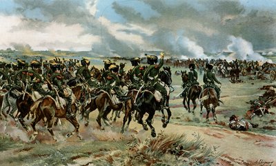 Wagram的第20个Chasseurs 作者 Henri Louis Dupray