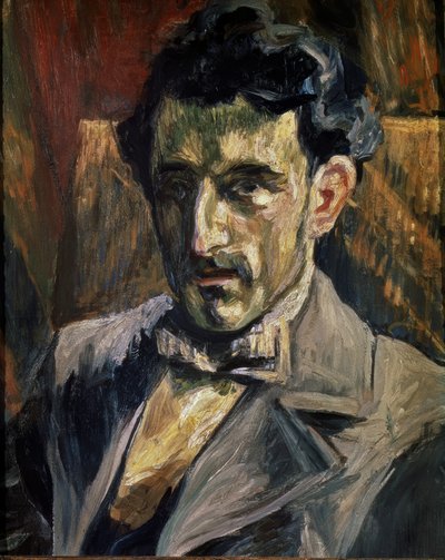 莫里斯-拉威尔的画像 作者 Henri Manguin