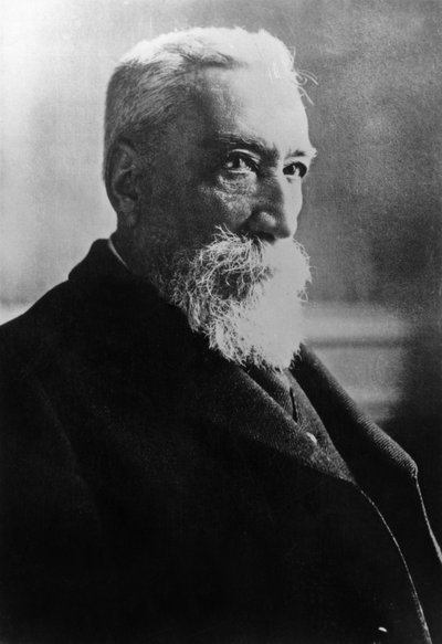 阿纳托尔-法兰西（1844-1924），法国作家，亨利-曼努埃尔摄 作者 亨利·曼努埃尔（Henri Manuel）