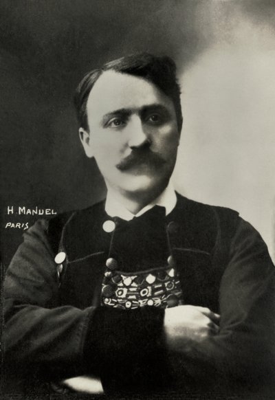 法国作家西奥多-波特雷尔肖像（1868 年 作者 亨利·曼努埃尔（Henri Manuel）