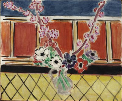 海葵和桃花 作者 亨利·马蒂斯