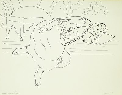 Odalisque 作者 亨利·马蒂斯