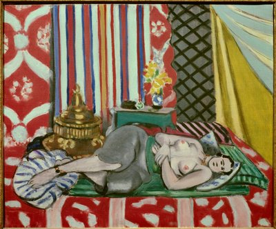 奥德丽斯que a la culotte grise 1925（布面油画） 作者 亨利·马蒂斯