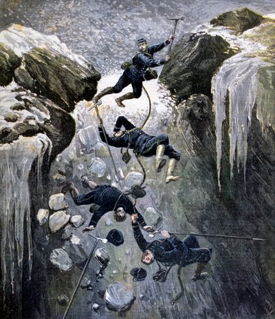 1892年阿尔卑斯山发生的严重事故 作者 亨利·迈耶（Henri Meyer）