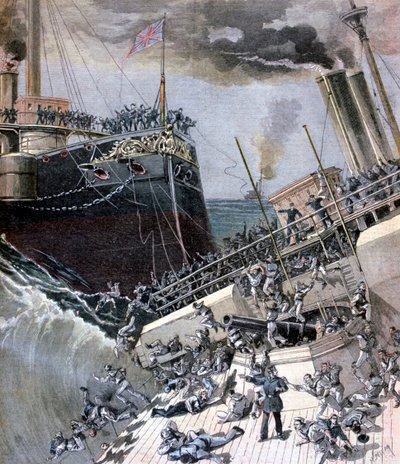 1893年6月22日，维多利亚州发生事故。 作者 亨利·迈耶（Henri Meyer）