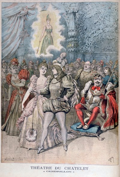 灰姑娘（Cinderella）灰姑娘，巴黎沙特勒（ThéâtreduChâtelet），1895年 作者 亨利·迈耶（Henri Meyer）