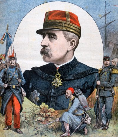 法国远征军驻马达加斯加司令雅克·迪切斯将军，1894年 作者 亨利·迈耶（Henri Meyer）