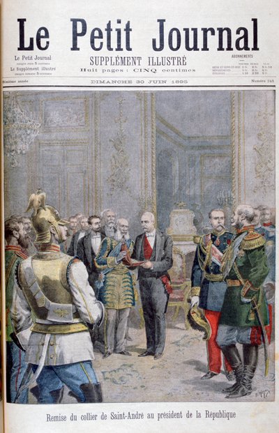1895年，圣安德烈煤矿移交给共和国总统 作者 亨利·迈耶（Henri Meyer）